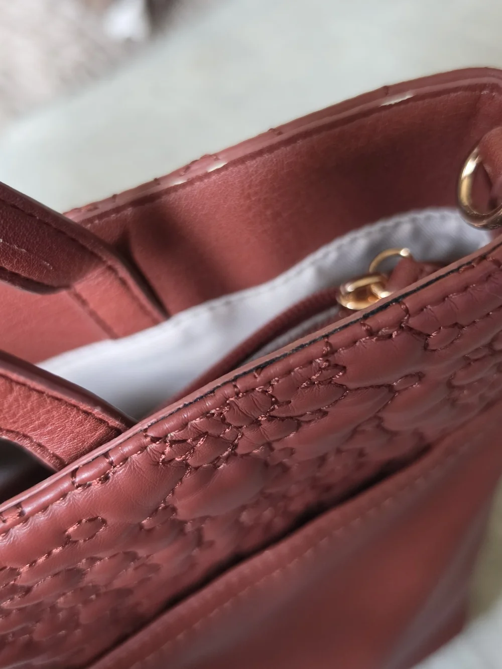 LC Lauren Conrad Floral Detail / Mini Tulip Tote